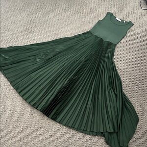 Elie Tahari Asymmetrical Green Dress